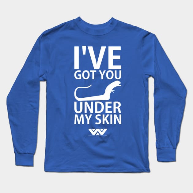 Under my skin white Long Sleeve T-Shirt by LordDanix